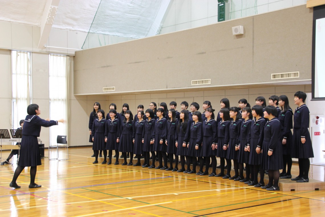 中学合唱コンクールが行われました - 北星学園女子中学高等学校