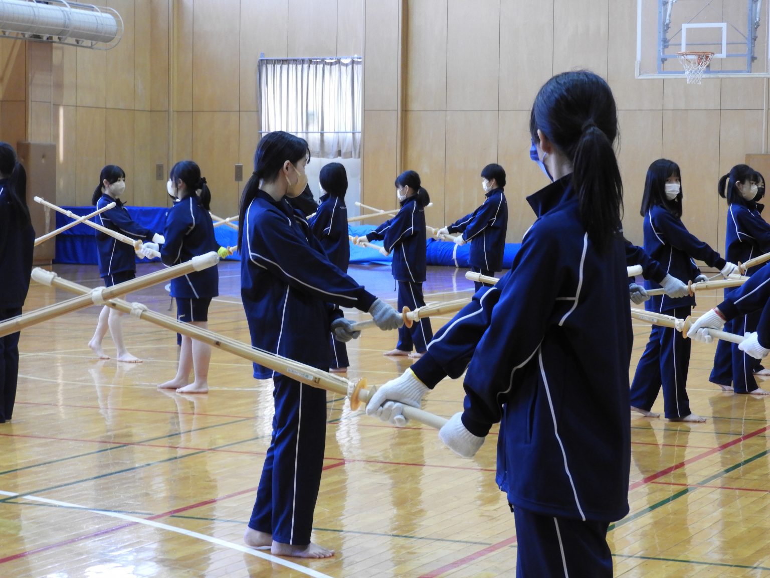 剣道の授業 - 北星学園女子中学高等学校